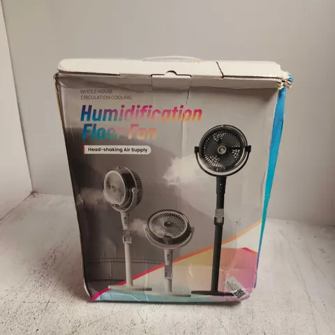 BOXED HUMIDIFICATION FLOOR FAN
