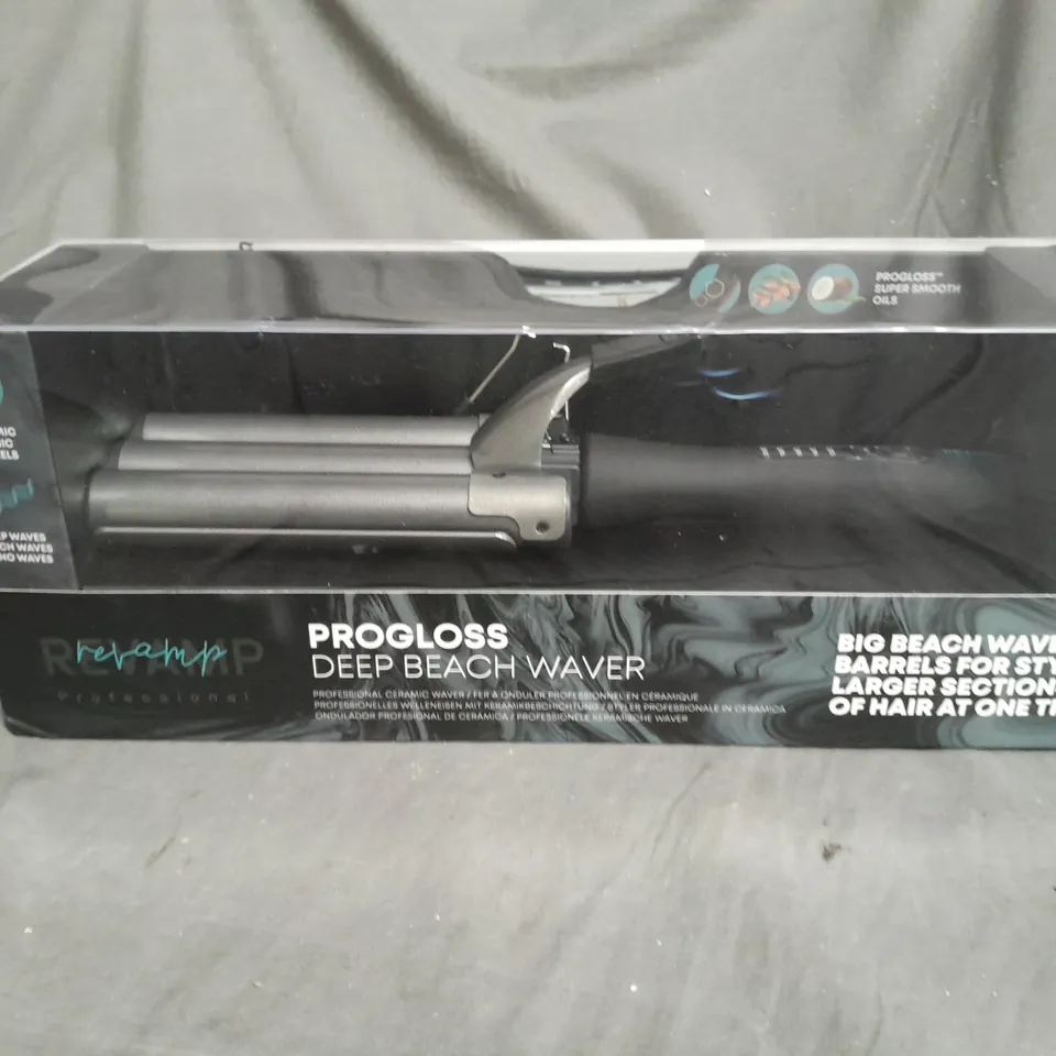 BOXED PROGLOSS DEEP BEACH HAIR WAVER  RRP £59.99