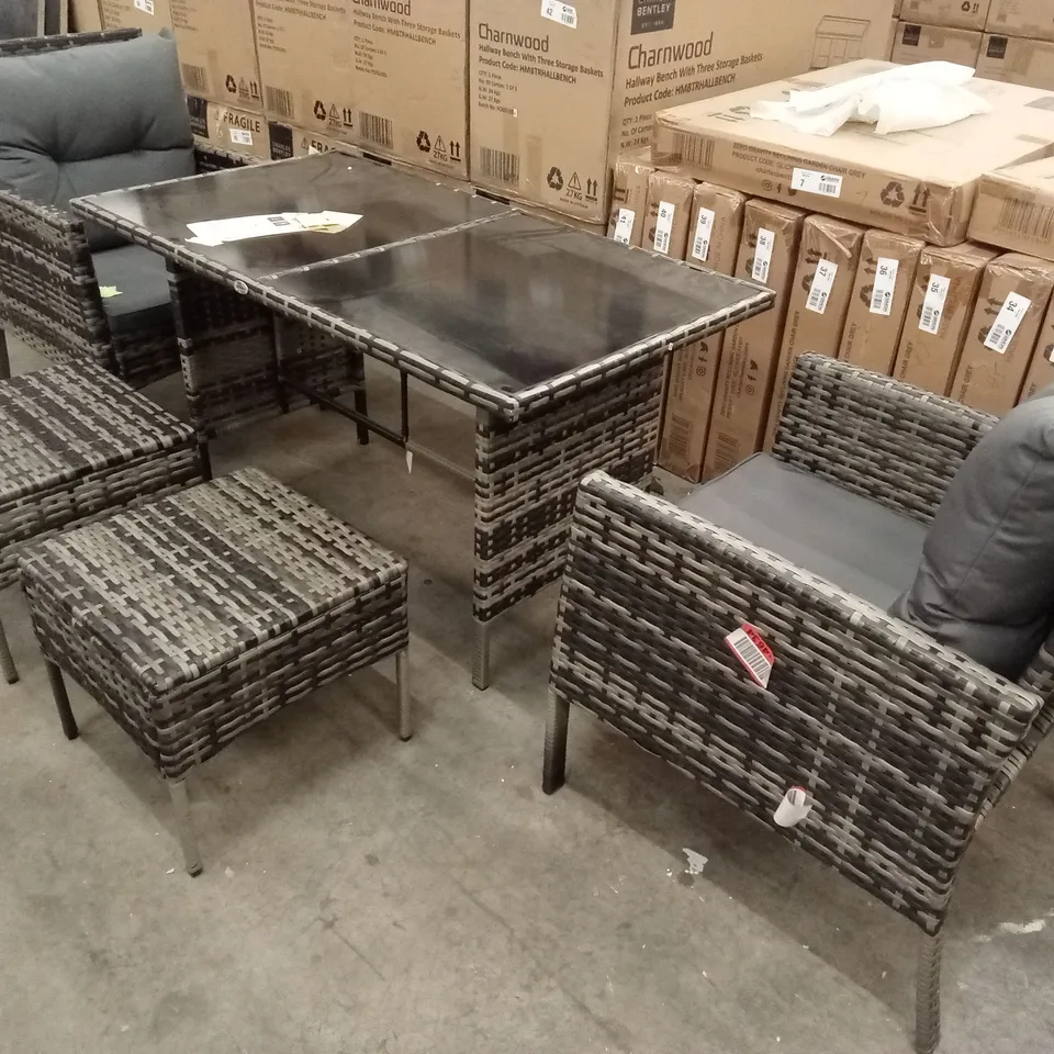 DYANI OUTDOOR DINING SEATING GROUP SET