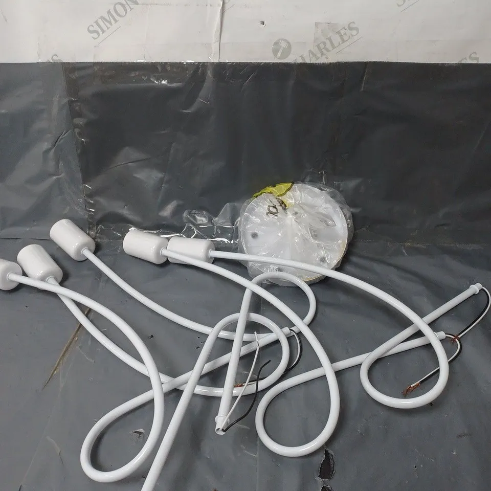 BOXED DESIGNER SPIRAL LIGHTS WITH FITTINGS WHITE