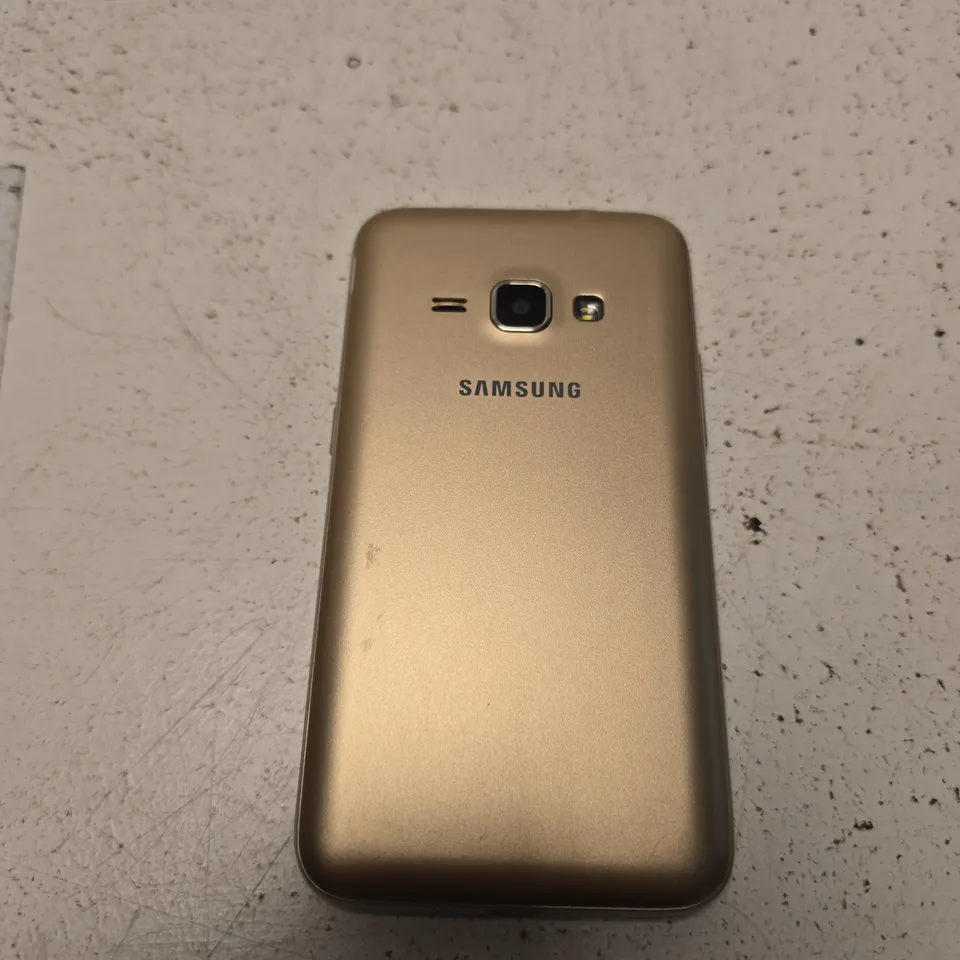 SAMSUNG GALAXY J1 (2016) SM-J120F – GOLD MOBILE PHONE NO BATTERY 