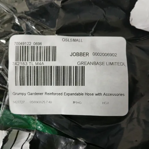 GRUMPY GARDENER REINFORCED EXPANDABLE HOSE WITH ACCESSORIES