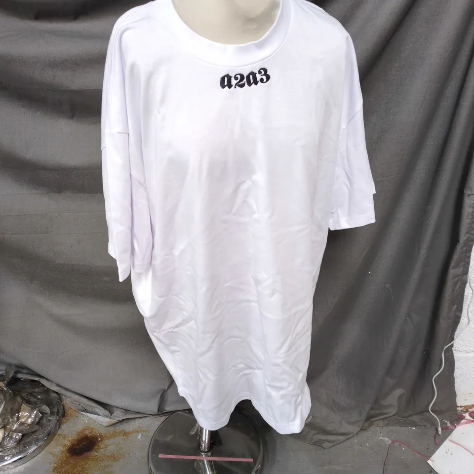 A2A3 WHITE T-SHIRT  – SIZE L