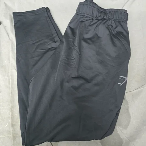 GYMSHARK SIDE STRIPE TRACKSUIT BOTTOMS IN BACK- LARGE