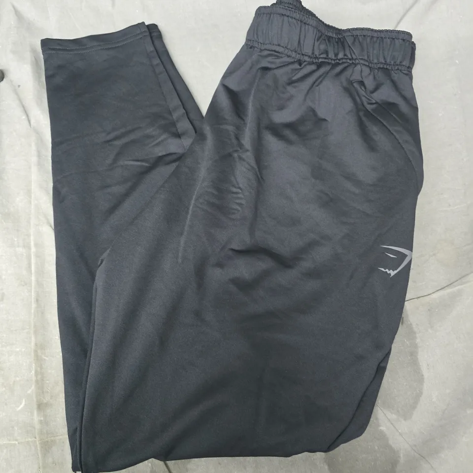 GYMSHARK SIDE STRIPE TRACKSUIT BOTTOMS IN BACK- LARGE