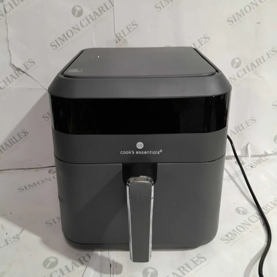 BOXED COOK'S ESSENTIALS 5.8L AIR FRYER, SLATE GREY