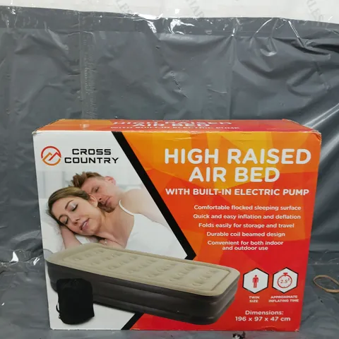 BOXED HIGH RAISED AIR BED 