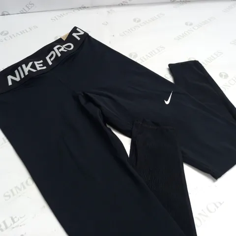 NIKE PRO TIGHT FIR MID RISE FULL LENGTH TRAINING LEGGINGS - M