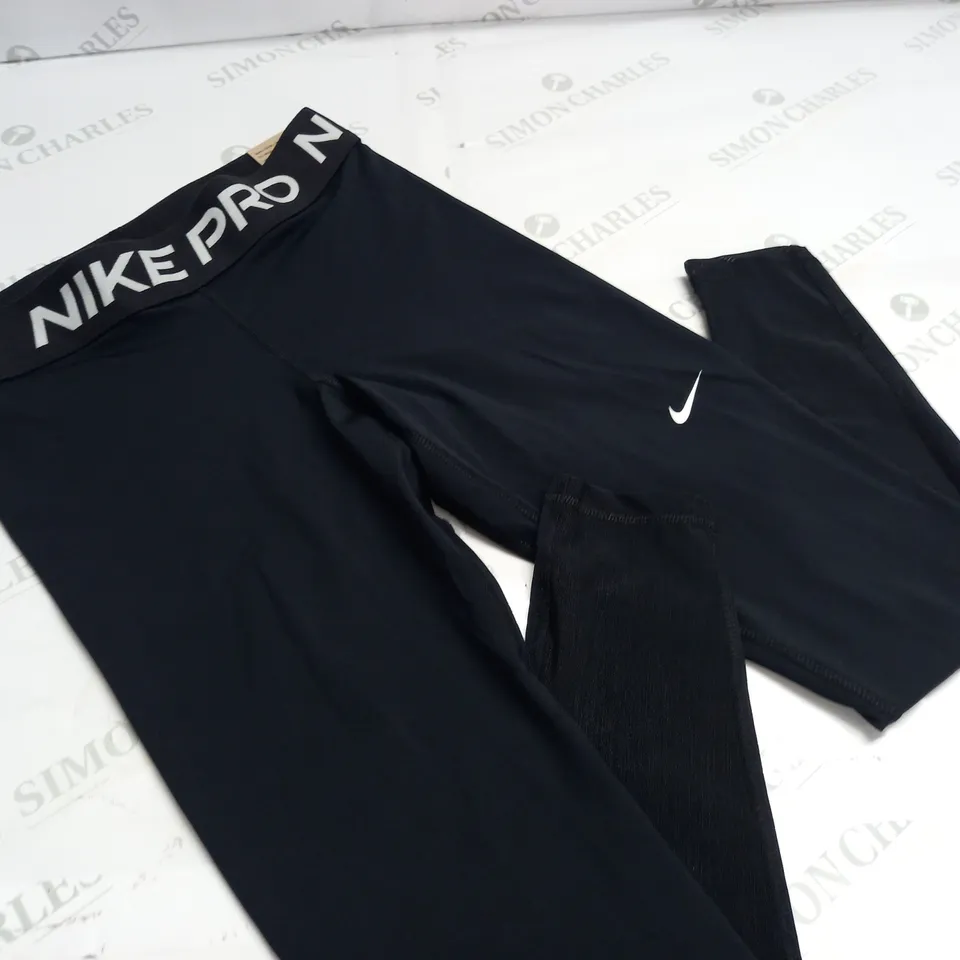 NIKE PRO TIGHT FIR MID RISE FULL LENGTH TRAINING LEGGINGS - M