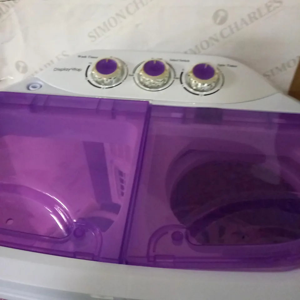 DISPLAY4TOP ELECTRIC MINI PORTABLE COMPACT 3.6KG CAPACITY WASHER WASHING MACHINE