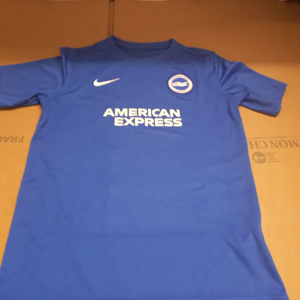 BRIGHTON & HOVE ALBION KIDS FOOTBALL T-SHIRT - XL
