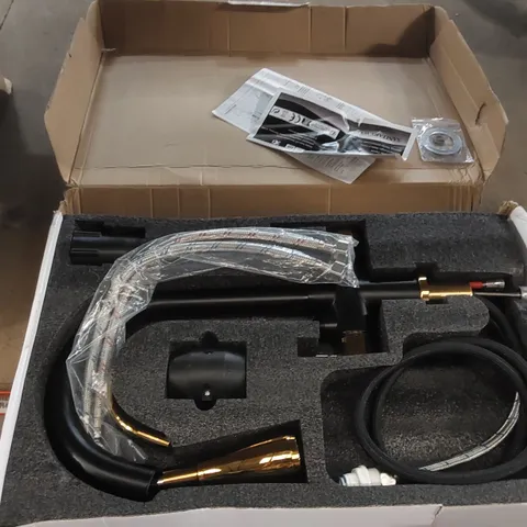 BOXED KITCHEN FAUCET MIXER TAP WITH SPRAYER (1 BOX)
