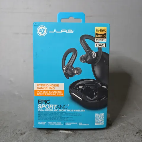 BOXED JLAB EPIC SPORT ANC 3 TRUE WIRELESS EARBUDS