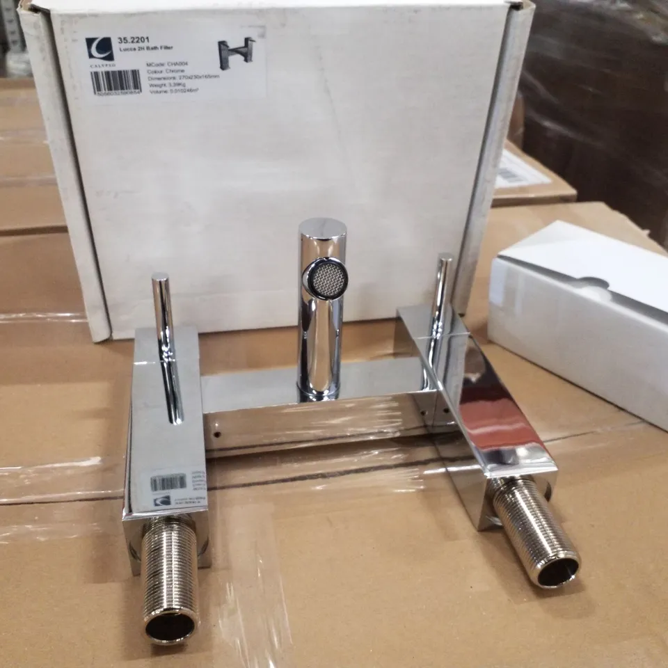 BRAND NEW BOXED LUCCA 2H BATH FILLER- CHROME 