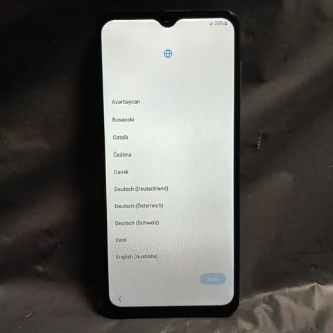 SAMSUNG GALAXY A12 MOBILE PHONE IN BLUE