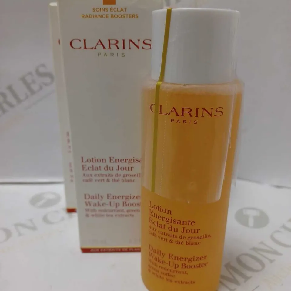 LOT OF 3 X 125ML CLARINS DAILY ENERGIZER WAKE UP BOOSTER