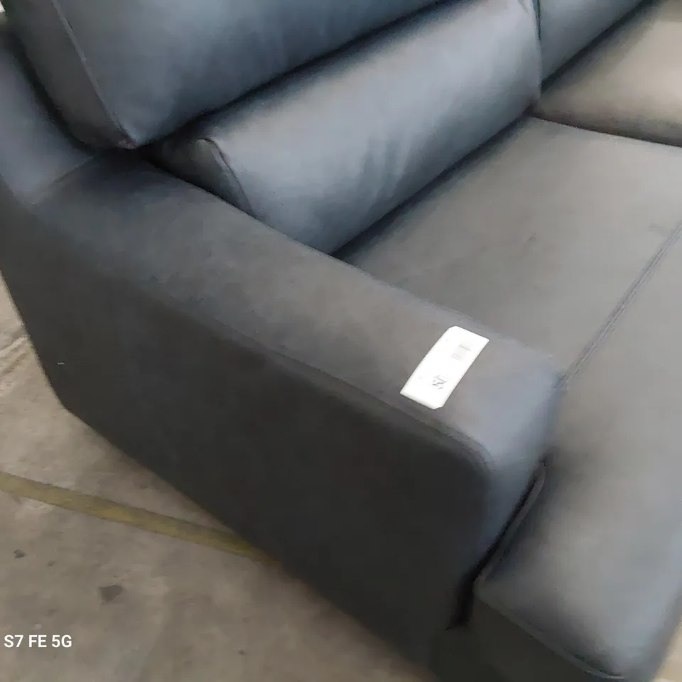 QUALITY BRITISH DESIGNER LOUNGE Co. ROMILEY THREE SEATER SOFA VINTAGE LEATHER SHADOW 