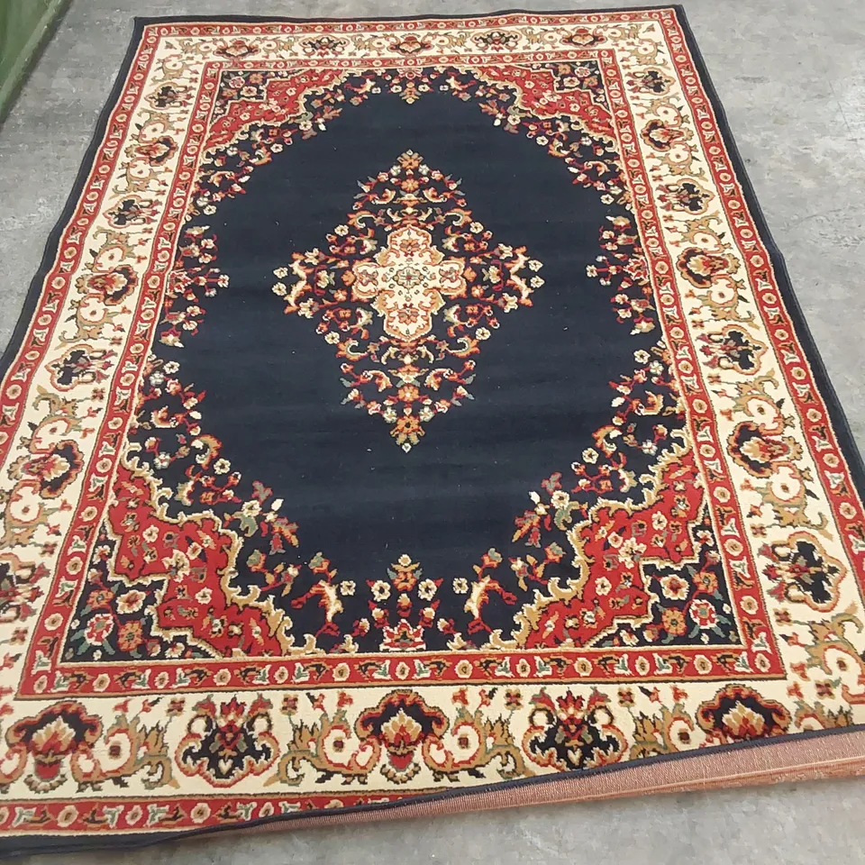 KESHAN LARGE 100% POLYPROPYLENE TRADITIONAL RUG // SIZE: 180 X 270cm