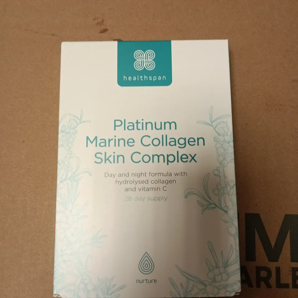 HEALTHSPAN PLATINUM MARINE COLLAGEN SKIN COMPLEX – 28 DAY SUPPLY (DAY & NIGHT FORMULA)