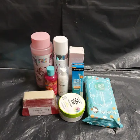 APPROXIMATEY 20 ASSORTED HEALTH AND BEAUTY PRODUCTS TO INCLUDE - HAIR IDENTIFIER SPRAY - REVOLUTION JELLY EYE PATCHES - MEDIK8 GENTLE CLEANSE - ETC