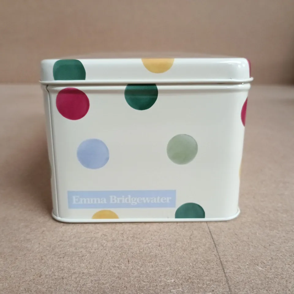 EMMA BRIDGEWATER POLKA DOT TIN BOX – STORAGE TIN