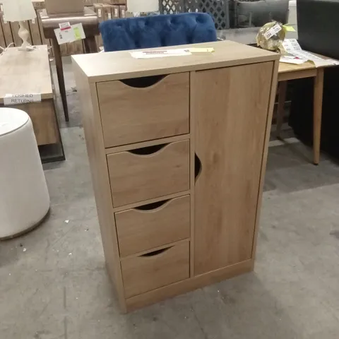 RYLAND 4 DRAWER 54cm W COMBI CHEST