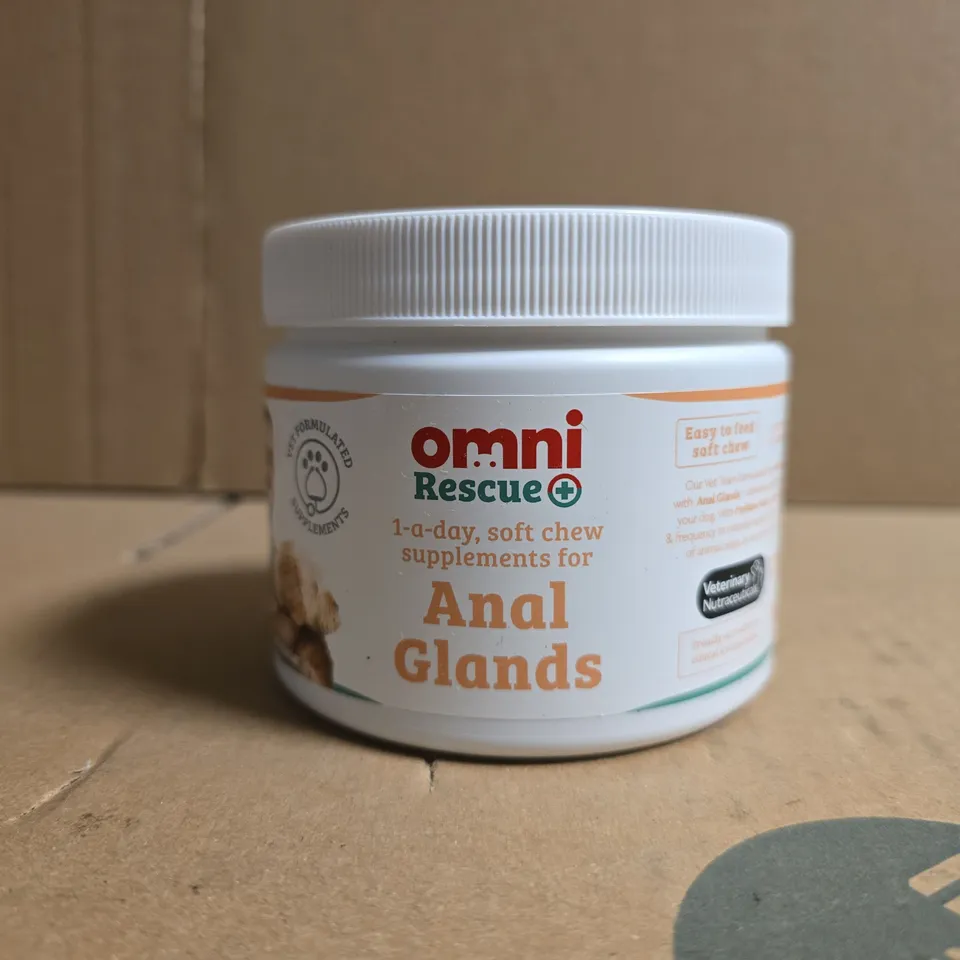OMNI RESCUE+ ANAL GLANDS SOFT CHEW SUPPLEMENTS FOR DOGS