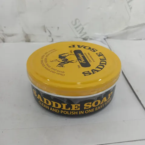 LEATHER SADDLE SOAP YELLOW FIEBINGS 340G 12OZ CLEANS & MAINTAINS SMOOTH LEATHER