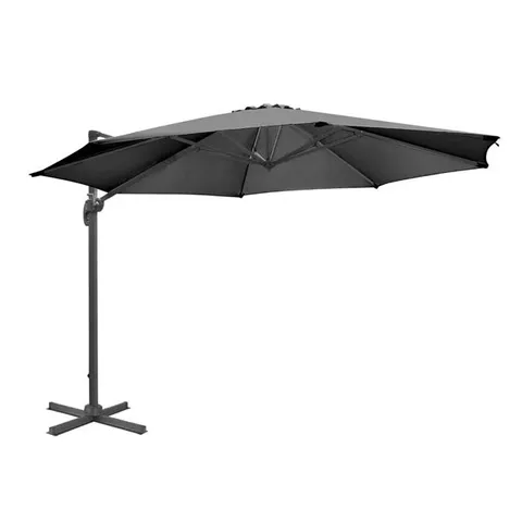 BOXED BOLERO VENICE HEAVY DUTY PARASOL BLACK 3.5M (1 BOX)