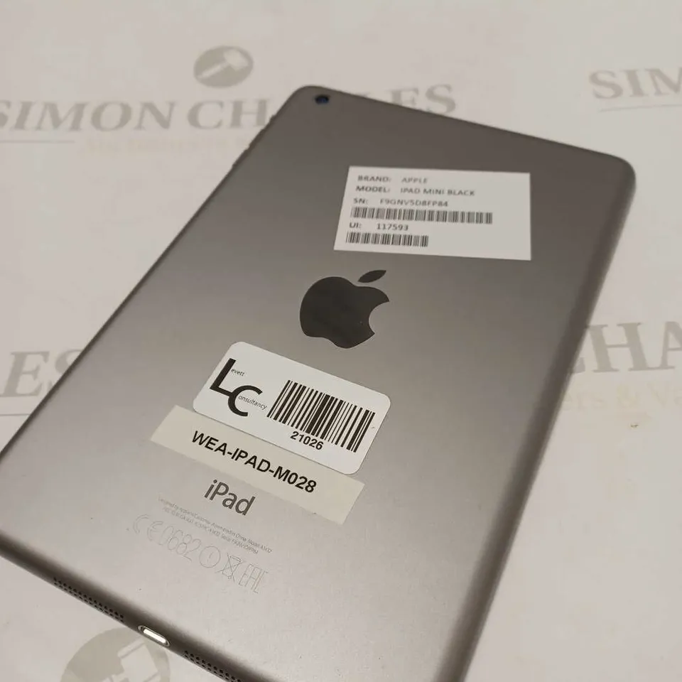 APPLE IPAD MINI BLACK F9GNV5D8FP84